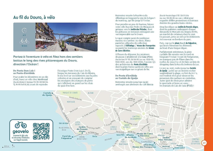 Plan détaillé - Porto - Édition 2024 | Cartoville carte pliée Gallimard 