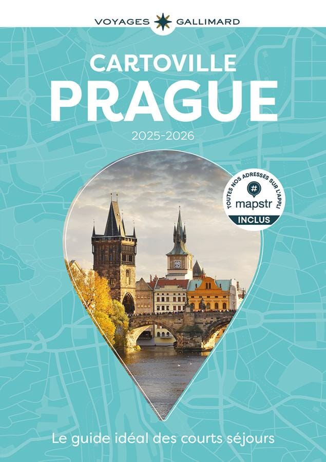 Plan détaillé - Prague 2025/26 | Cartoville carte pliée Gallimard 