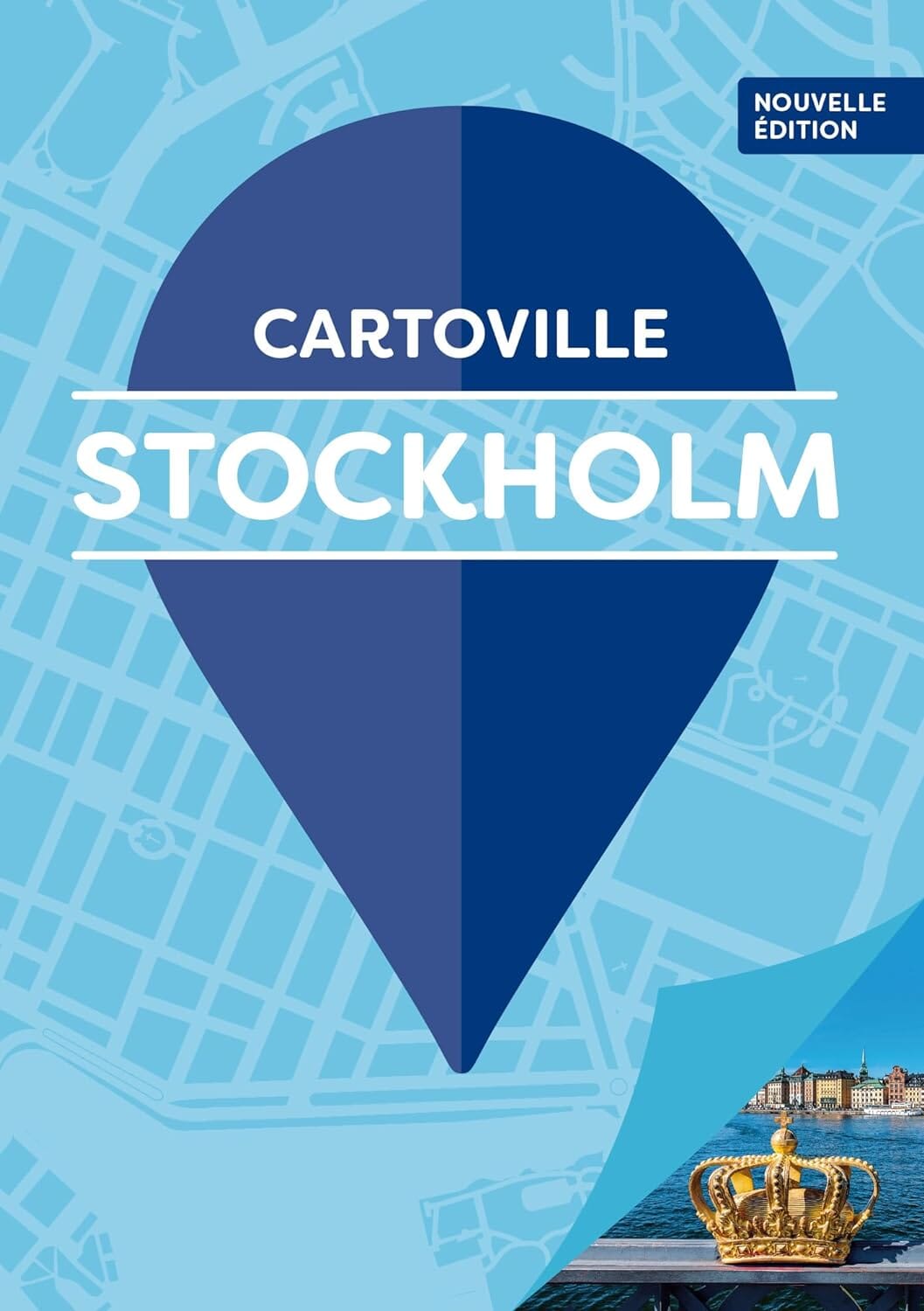 Plan détaillé - Stockholm | Cartoville carte pliée Gallimard 