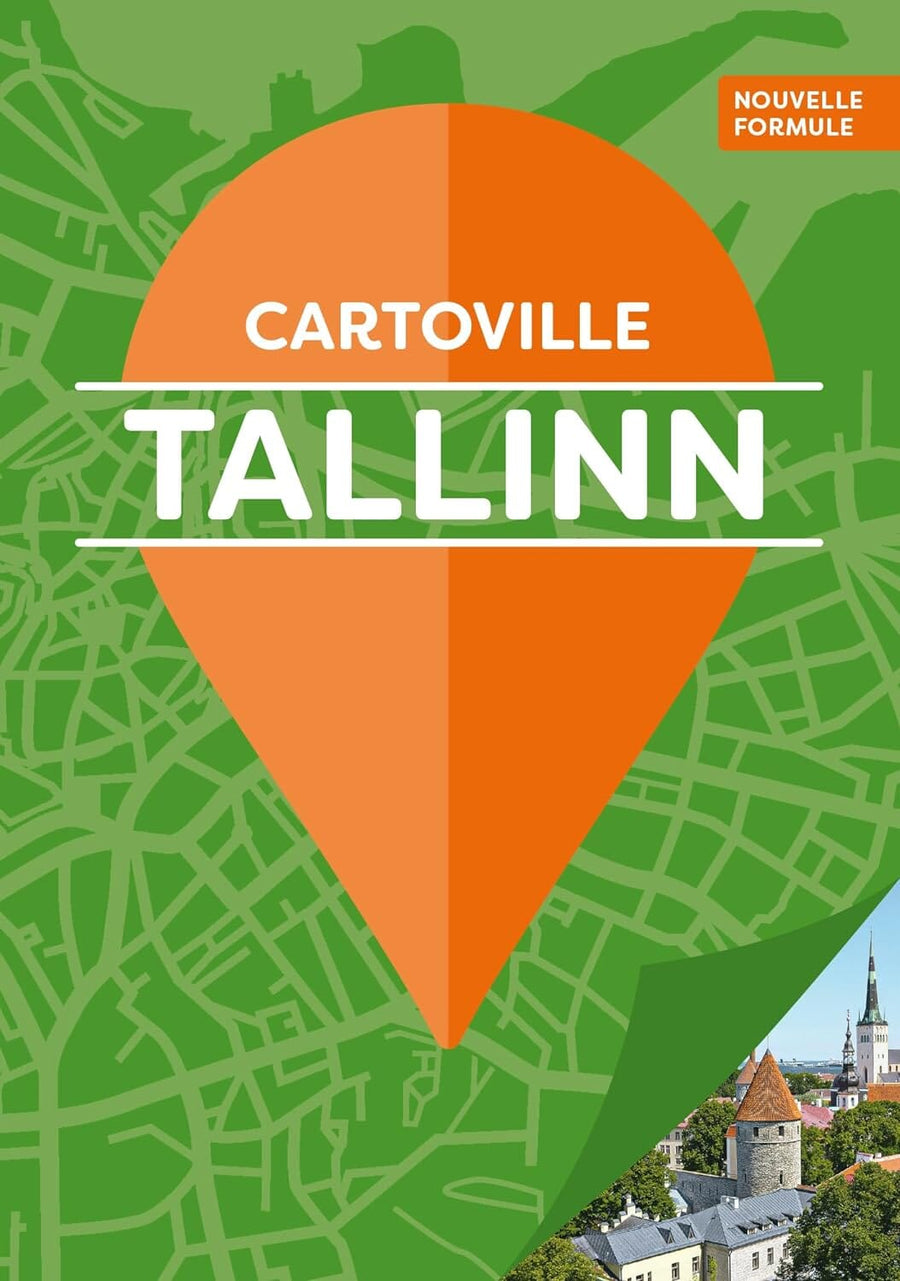 Plan détaillé - Tallinn | Cartoville carte pliée Gallimard 