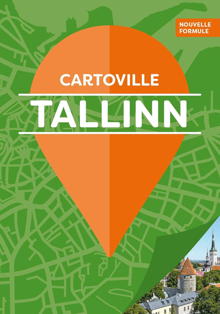 Plan détaillé - Tallinn | Cartoville carte pliée Gallimard 