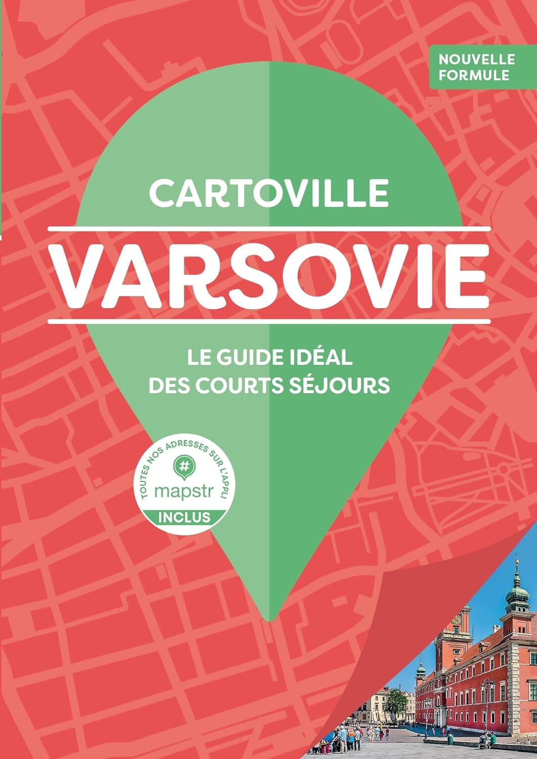 Plan détaillé - Varsovie (Pologne) | Cartoville carte pliée Gallimard 