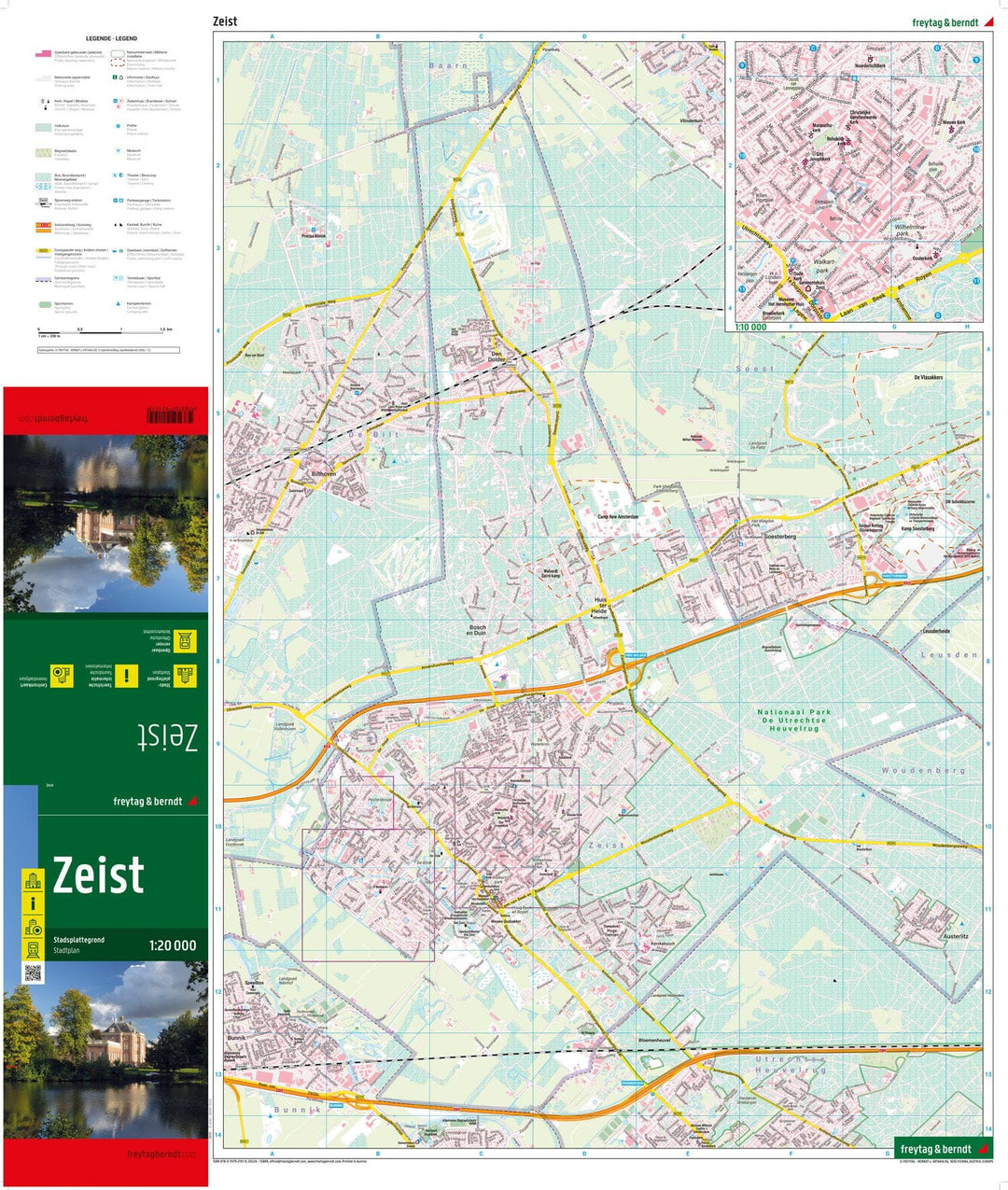 Plan détaillé - Zeist | Freytag & Berndt carte pliée Freytag & Berndt 