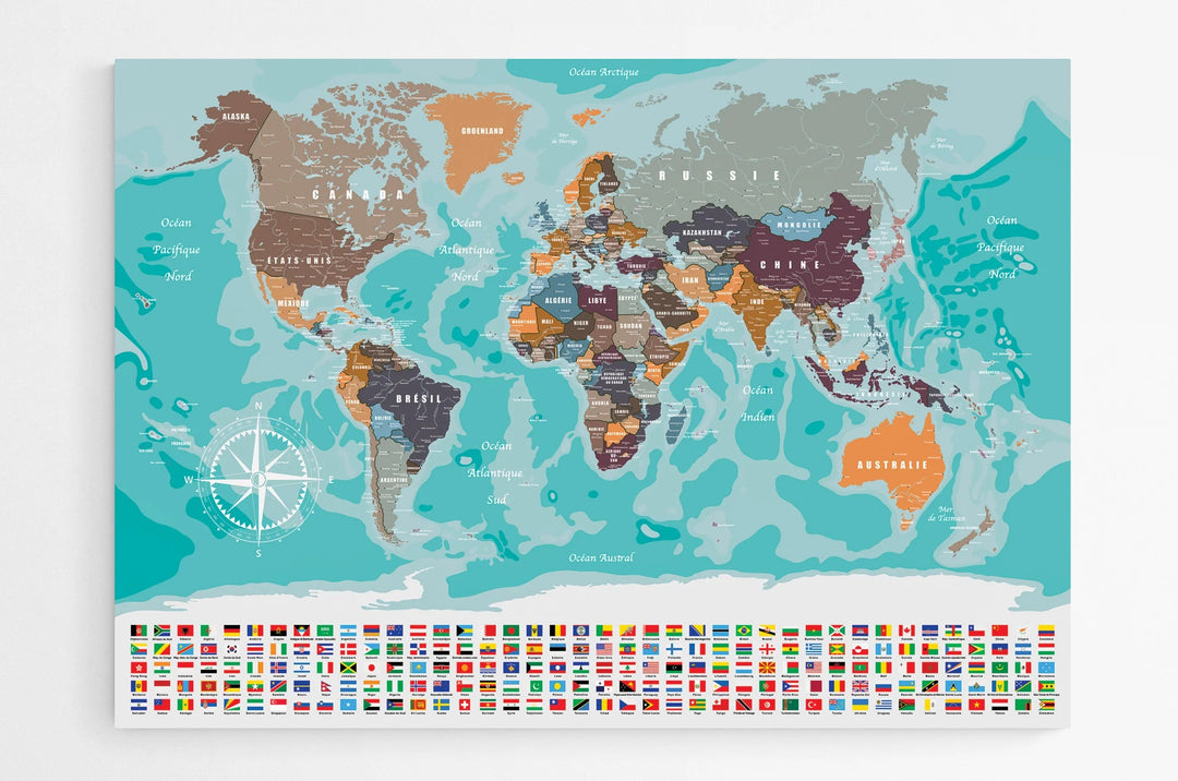 Tous nos Planisphères et Posters du Monde