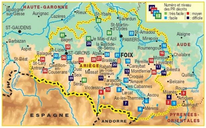 Topoguide de randonnée - L'Ariège à pied | FFR guide de randonnée FFR - Fédération Française de Randonnée 