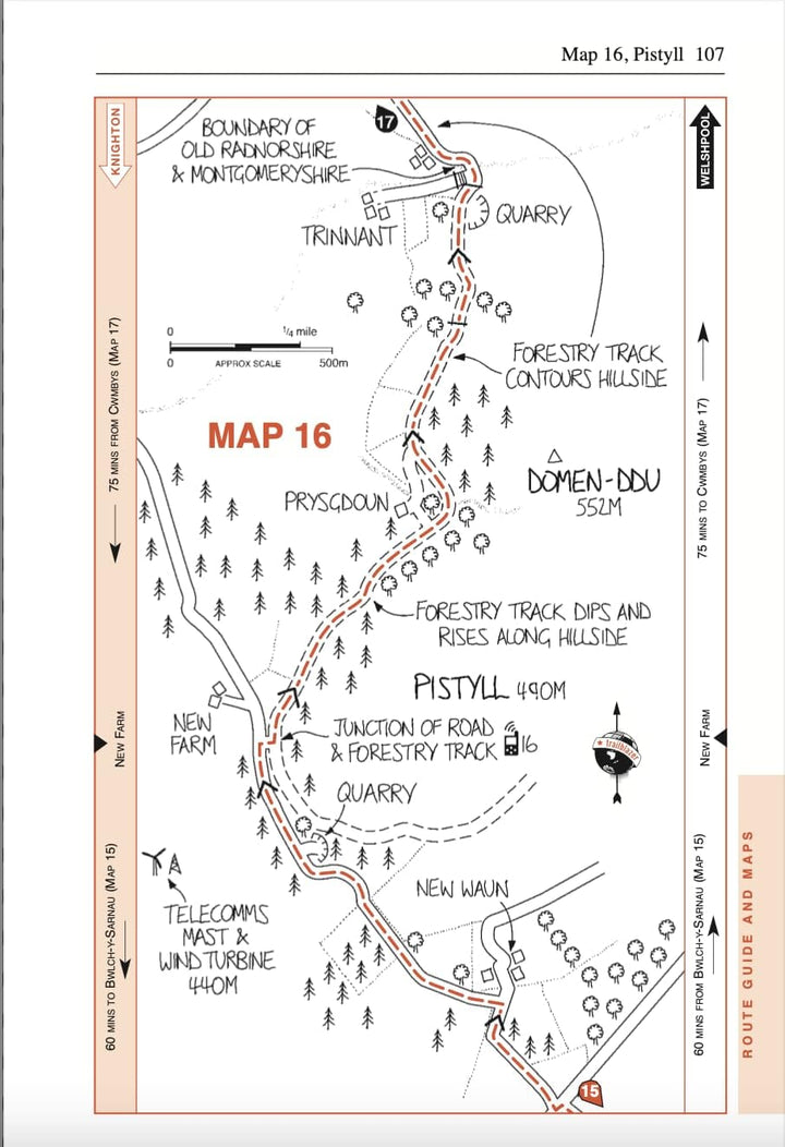 Topoguide de randonnées (en anglais) - Glyndwr's Way (Pays de Galles) | Trailblazer guide de randonnée Trailblazer 