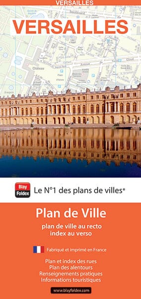 Versailles, Yvelines - Plan de ville | Blay Foldex carte pliée Blay Foldex 