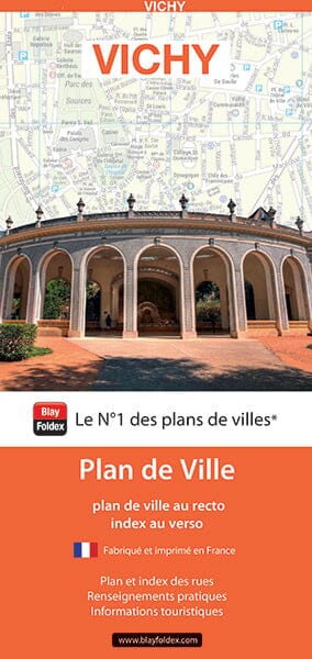 Vichy, Allier - Plan de ville | Blay Foldex carte pliée Blay Foldex 