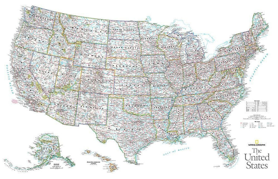 2006 The United States Wall Map 