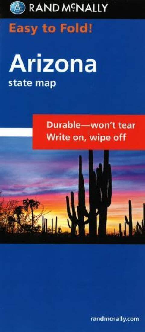 Arizona, Easy to Fold | Rand McNally Road Map 