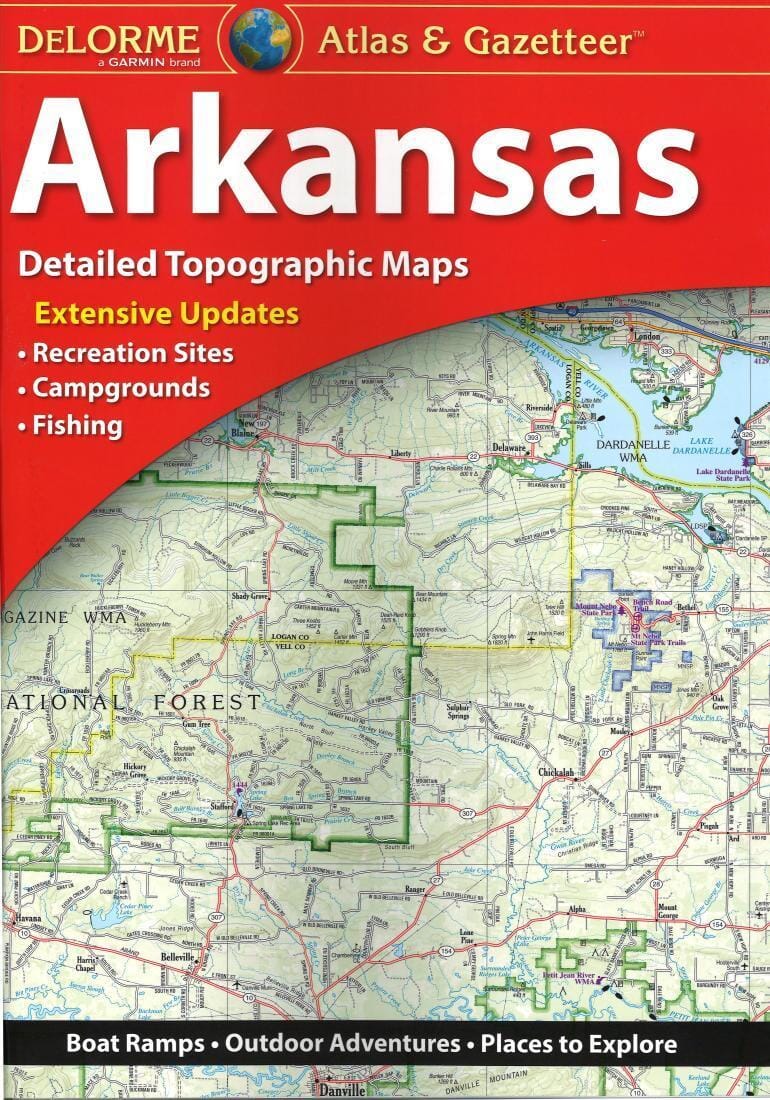 Arkansas Atlas and Gazetteer | DeLorme Atlas 