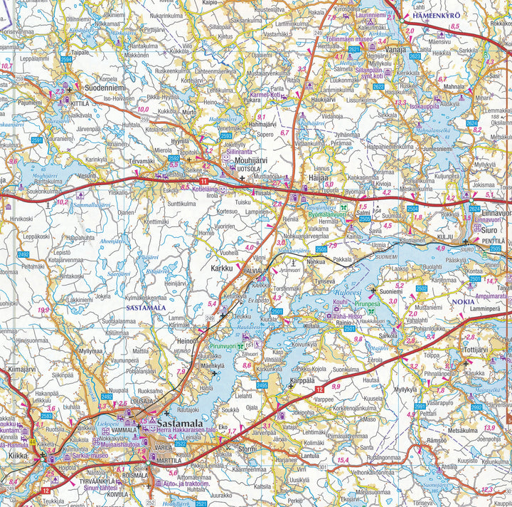 Atlas à spirales - Finlande | Karttakeskus atlas Karttakeskus 