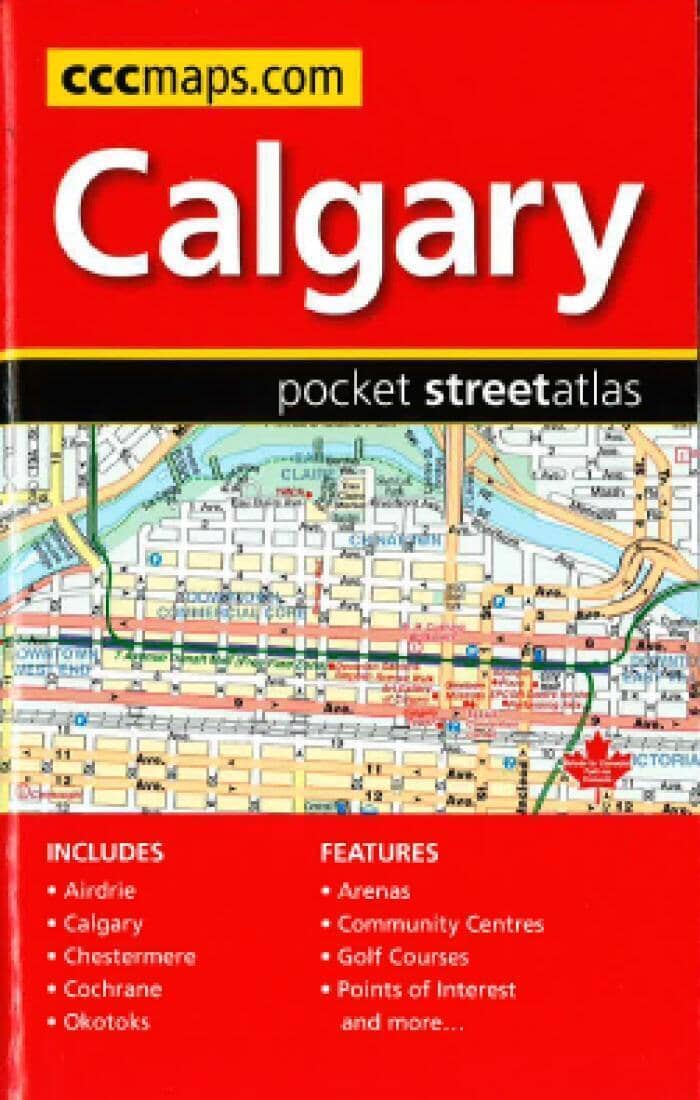 Calgary AB, Pocket Street Atlas by Canadian Cartographics Corporation