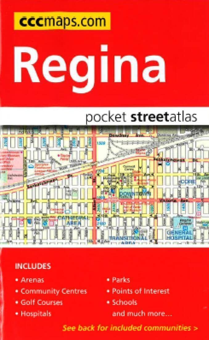 Regina SK, Pocket Street Atlas by Canadian Cartographics Corporation