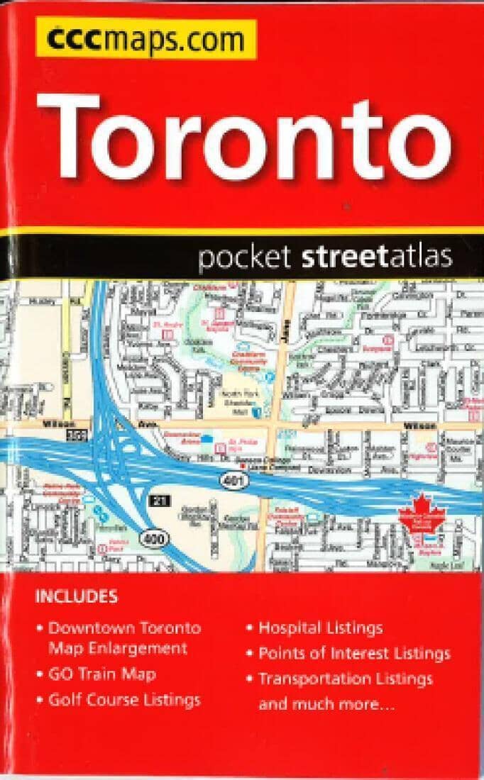 Toronto, Pocket Street Atlas by Canadian Cartographics Corporation