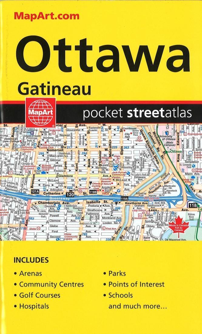 Ottawa And Gatineau Pocket Street Atlas | Canadian Cartographics Corporation Atlas 