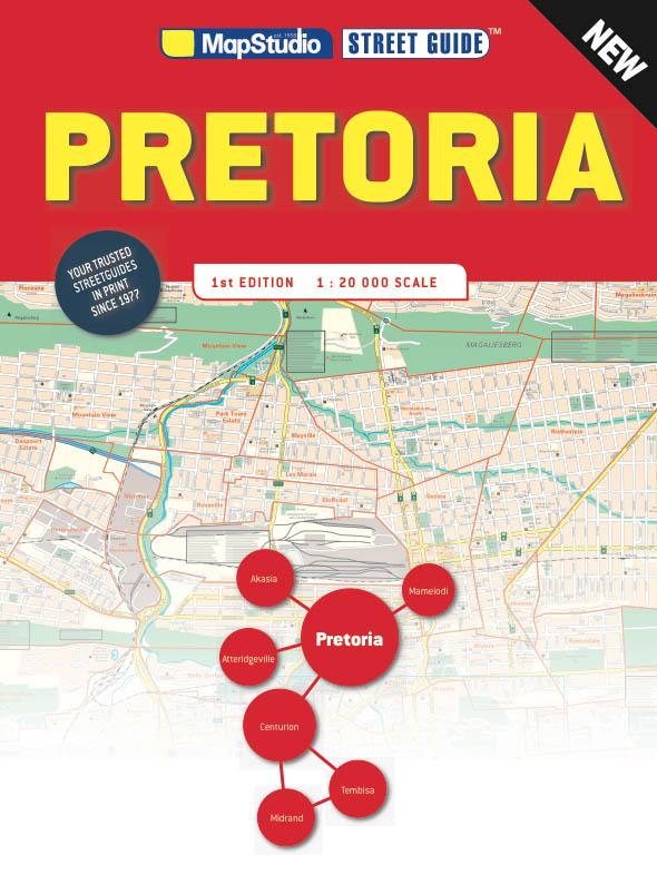 Atlas de rues - Pretoria (Afrique du Sud) | MapStudio atlas MapStudio 