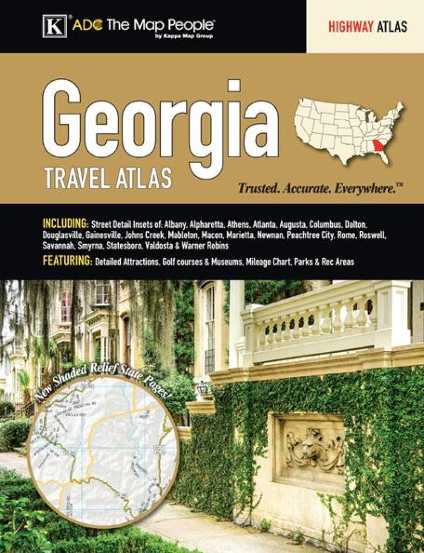 Georgia Travel Atlas by Kappa Map Group