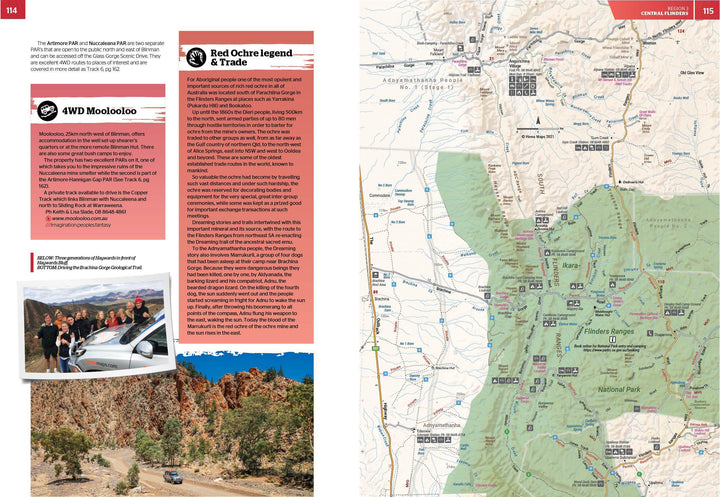 Atlas & Guide - Flinders Ranges (Australie Méridionale) | Hema Maps atlas Hema Maps 