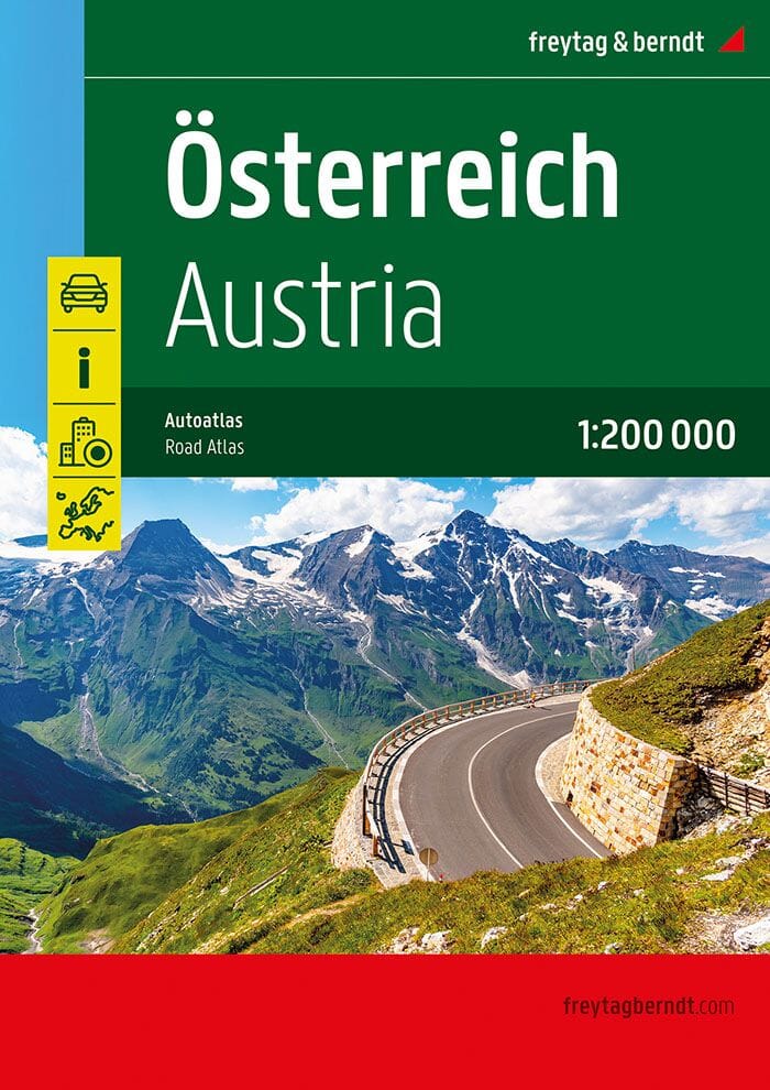 Atlas routier à spirales - Autriche | Freytag & Berndt atlas Freytag & Berndt 