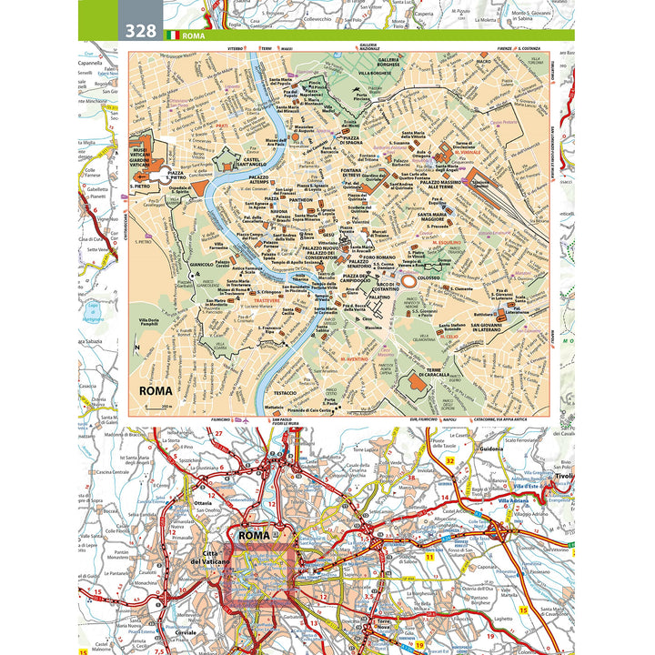 Atlas routier à spirales - Europe 2023 (multilingue) - format A4 | Michelin atlas Michelin 