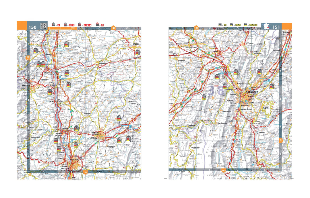 Atlas routier à spirales - France PRO, format A4 - Édition 2023 | Michelin atlas Michelin 