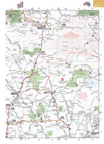 Atlas routier - Australie Easy Read Road & 4WD (format A3) | Hema Maps atlas Hema Maps 
