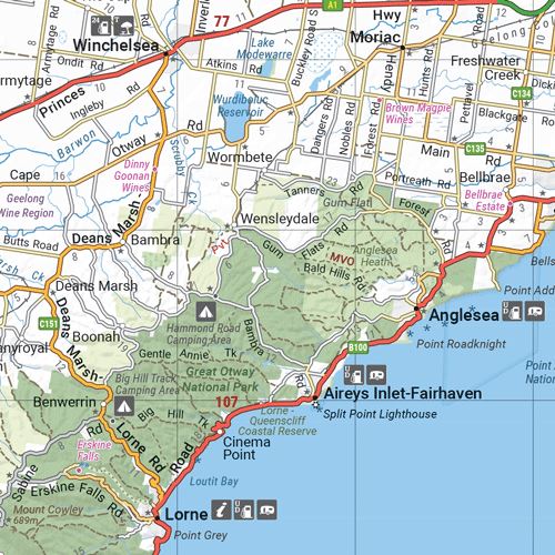 Atlas routier - Australie Easy Read Road & 4WD (format A3) | Hema Maps atlas Hema Maps 