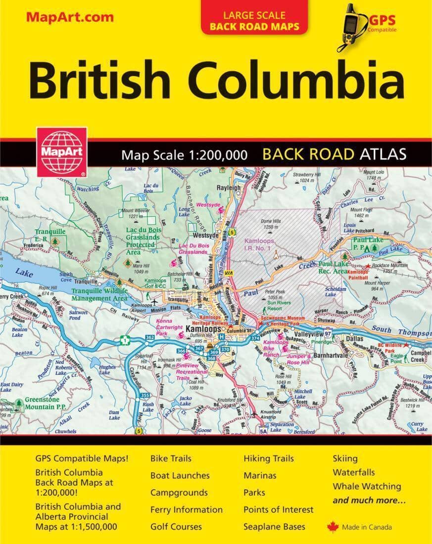British Columbia Back Road Atlas by Canadian Cartographics Corporation