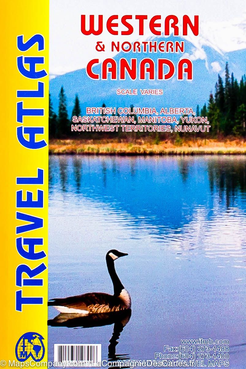 Atlas routier de poche &#8211; Canada Nord et Ouest | ITM - La Compagnie des Cartes