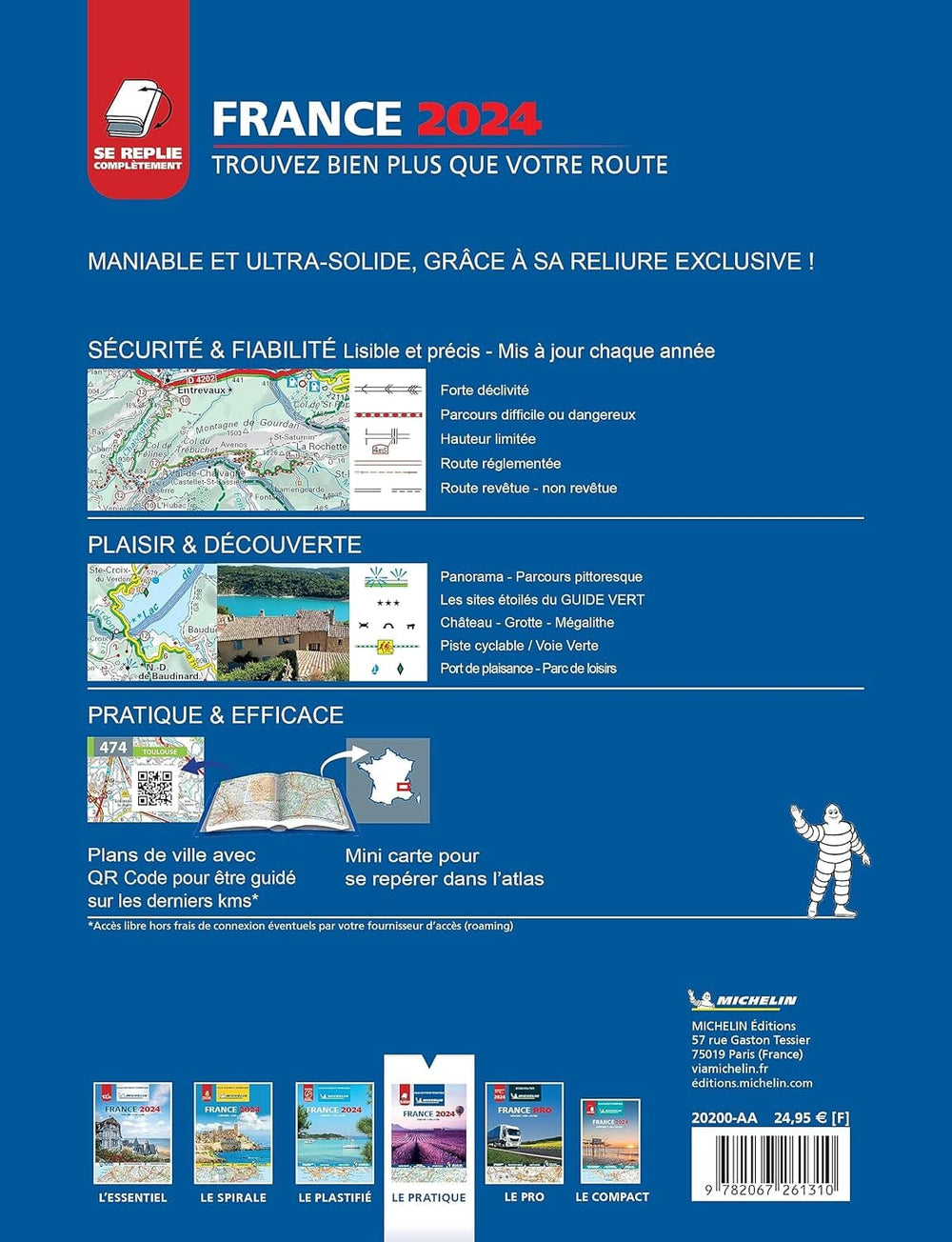 Atlas routier - France (multiflex) - Édition 2024 | Michelin atlas Michelin 