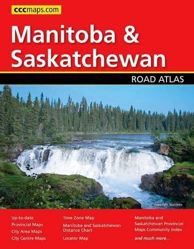 Manitoba & Saskatchewan Road Atlas | Canadian Cartographics Corporation Road Map 