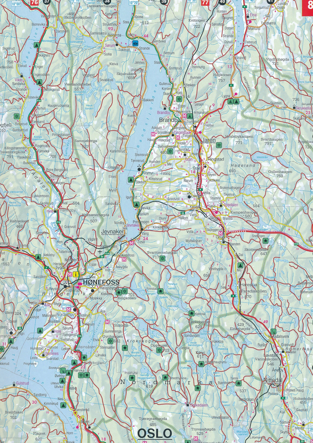 Atlas routier - Norvège | Freytag & Berndt atlas Freytag & Berndt 