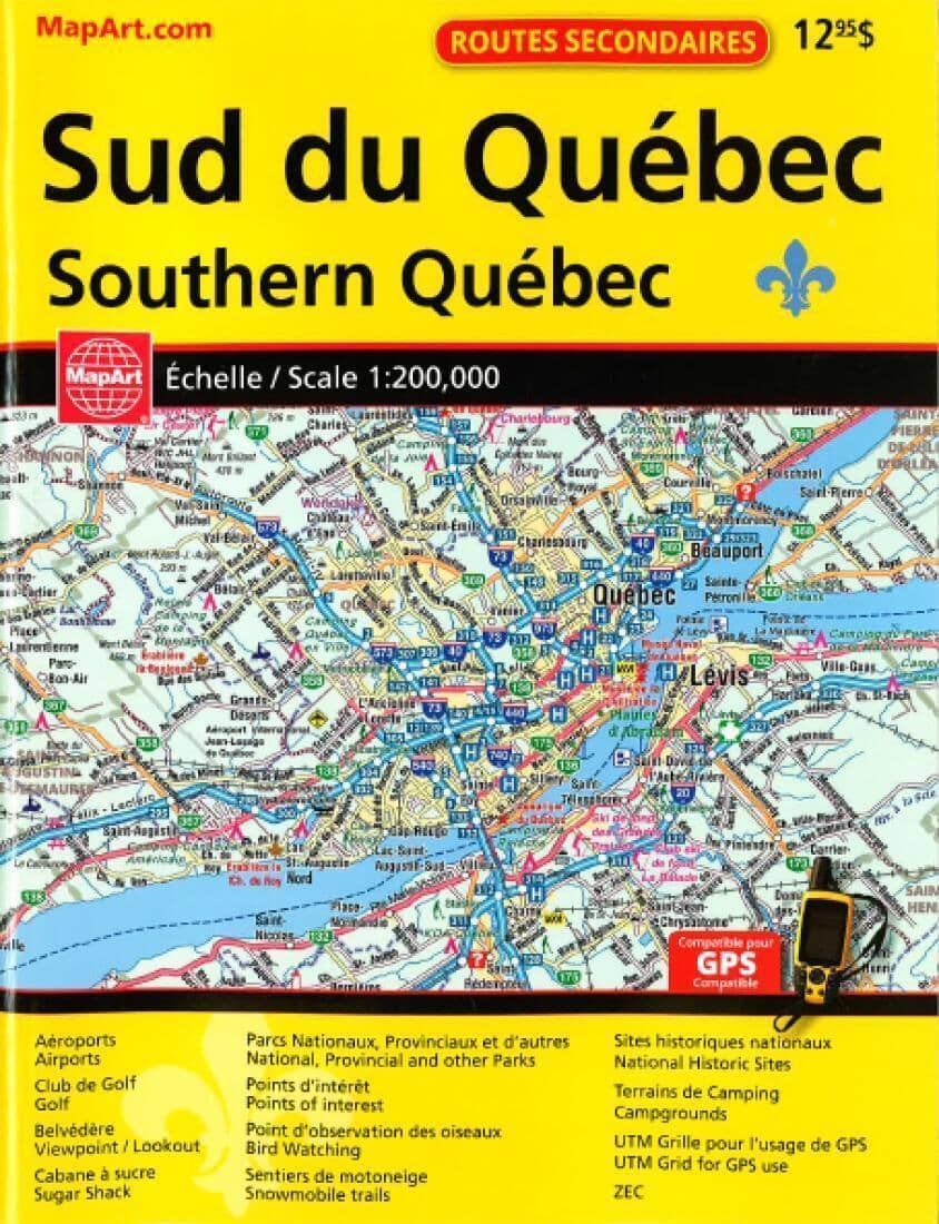 Southern Quebec, Back Road Atlas by Canadian Cartographics Corporation