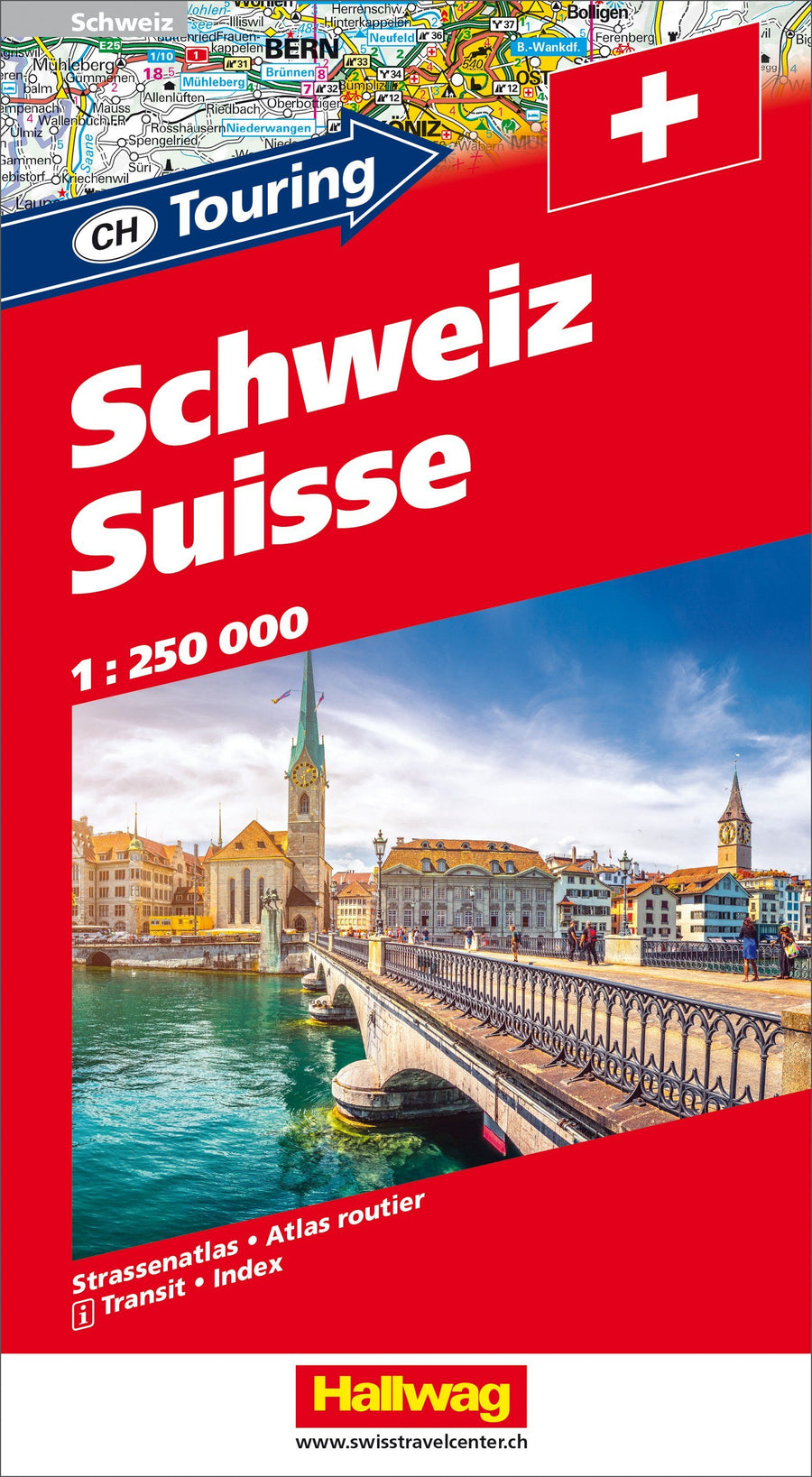 Atlas routier - Suisse | Hallwag atlas Hallwag 