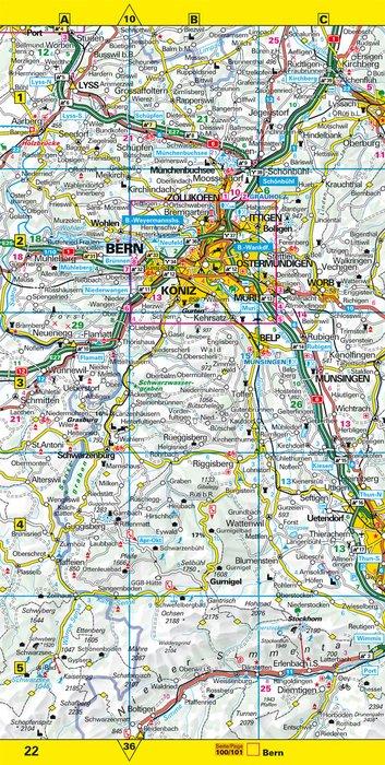 Atlas routier - Suisse | Hallwag atlas Hallwag 