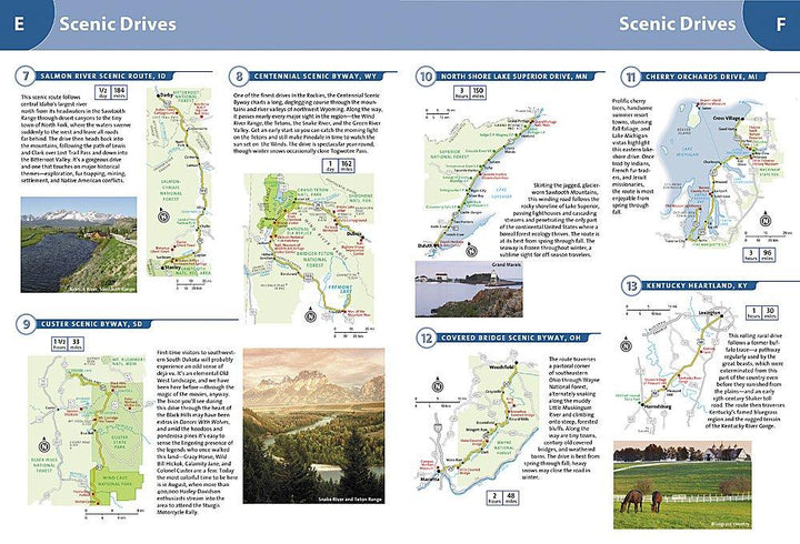 Atlas routier - USA, Canada, Mexique (Scenic Drives) | National Geographic atlas National Geographic 