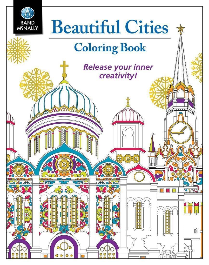 Beautiful Cities, Coloring Book by Rand McNally