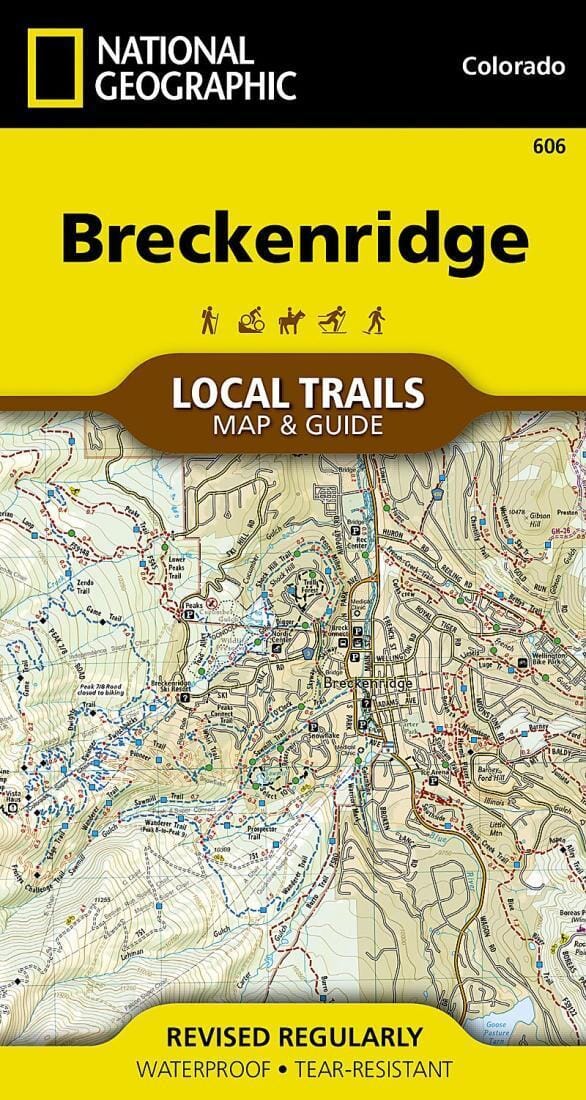 Breckenridge Local Trails Map & Guide National Geographic | National Geographic Road Map 