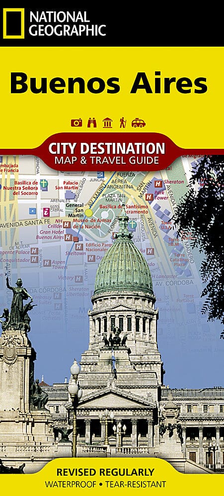 Buenos Aires - Carte de destination et guide de l'Argentine | National Geographic Maps carte pliée National Geographic 