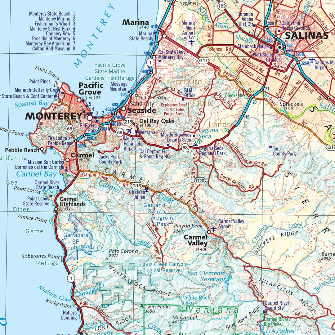 California Road and Recreation Atlas | Benchmark Maps atlas Benchmark Maps 