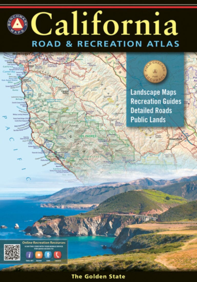 California Road and Recreation Atlas | Benchmark Maps atlas 