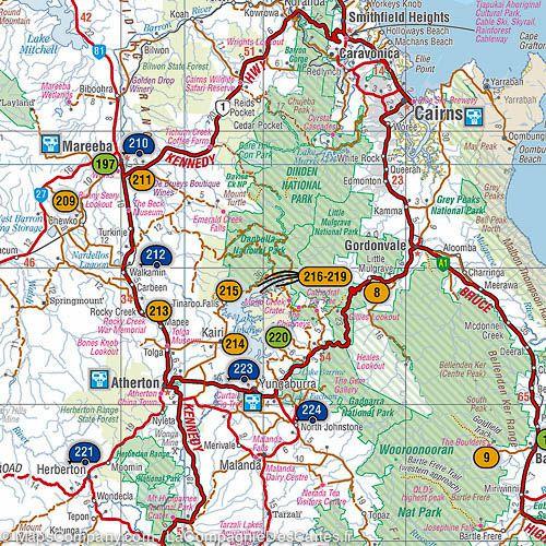 Camps Australia Wide 10 - Atlas routier d'Australie et guide des campings (très grand format) | Hema Maps atlas Hema Maps 