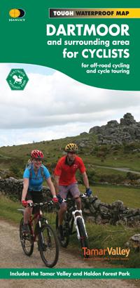 Carte cycliste - Dartmoor | Harvey Maps - Cycling maps carte pliée Harvey Maps 