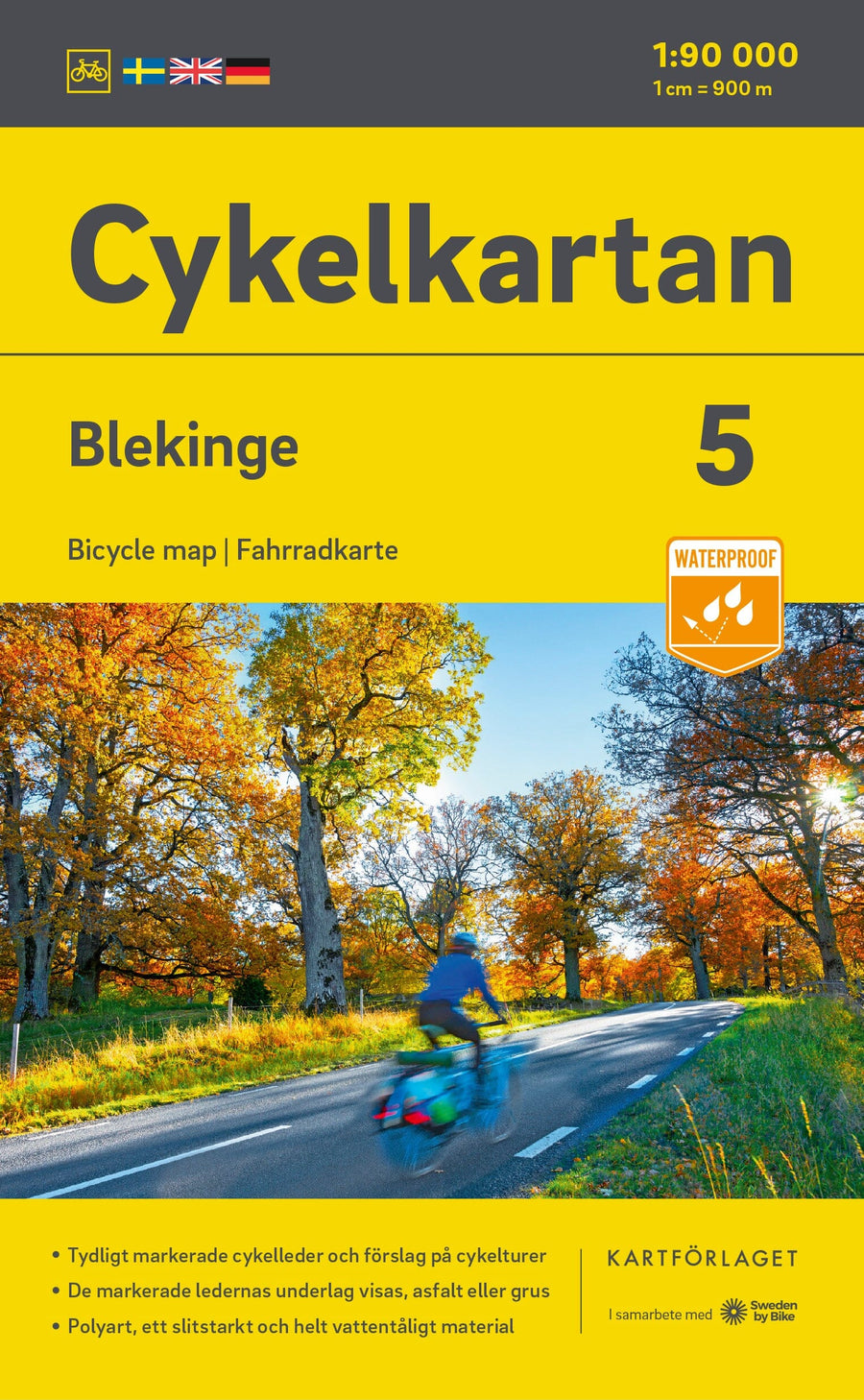 Carte cycliste n° 05 - Blekinge (Suède) | Norstedts carte pliée Norstedts 