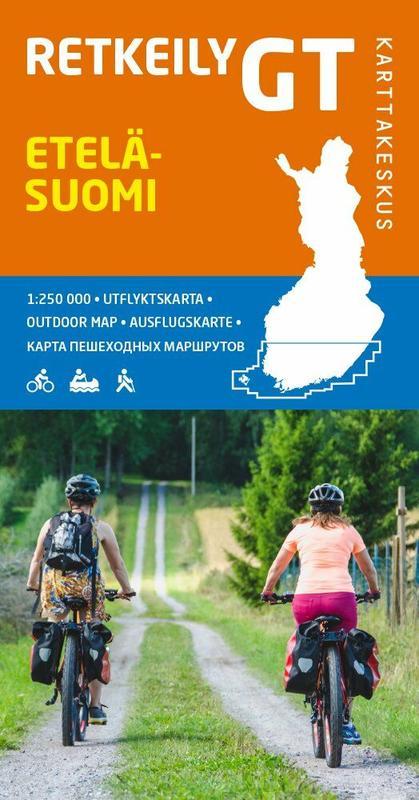 Carte cycliste n° 1 - Etelä-Suomi, Finlande Sud | Karttakeskus carte pliée Karttakeskus 