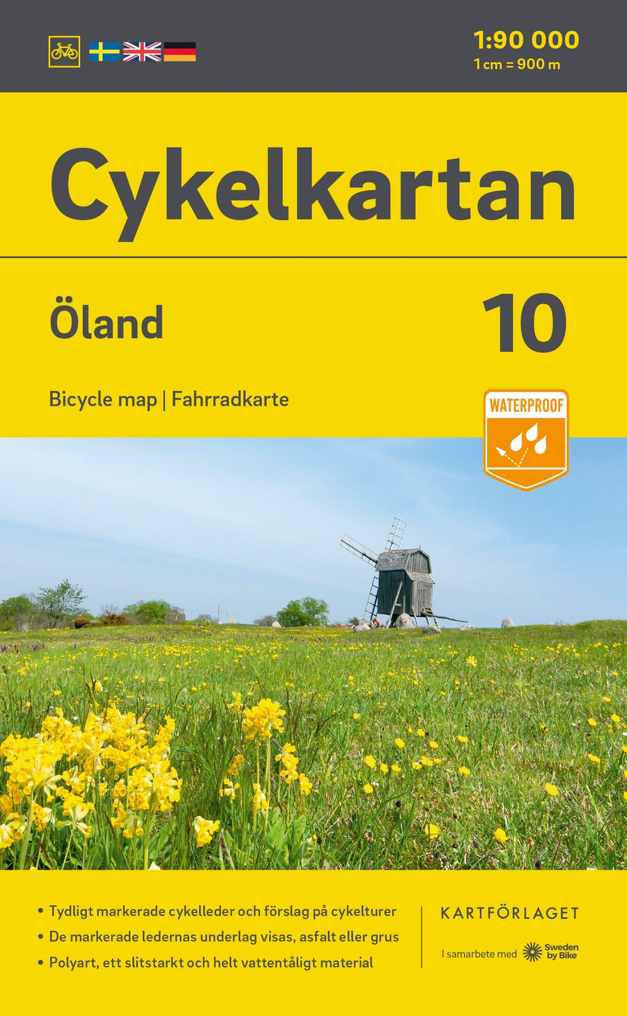 Carte cycliste n° 10 - Öland (Suède) | Norstedts carte pliée Norstedts 