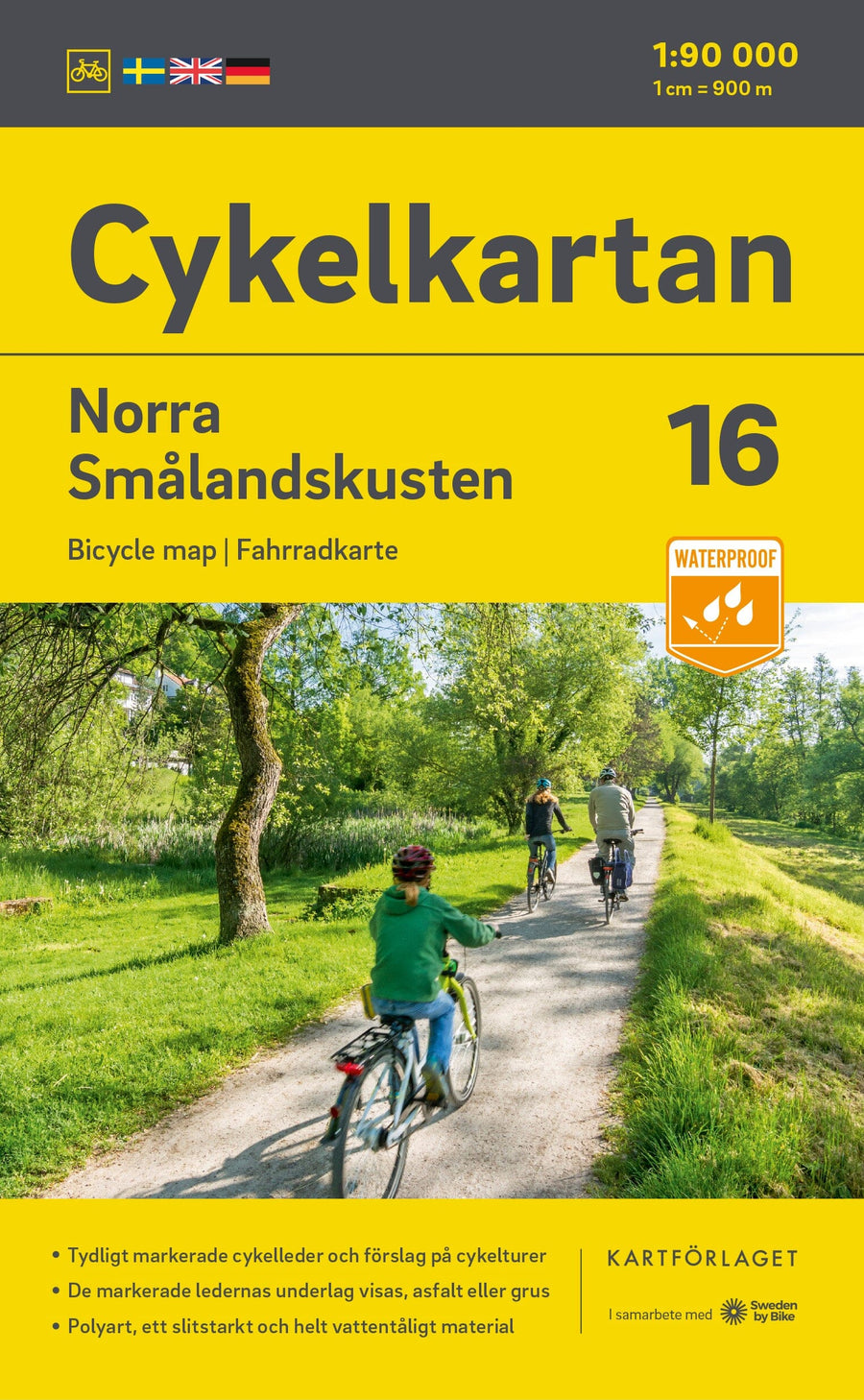 Carte cycliste n° 16 - Smaland Côte Nord (Suède) | Norstedts carte pliée Norstedts 