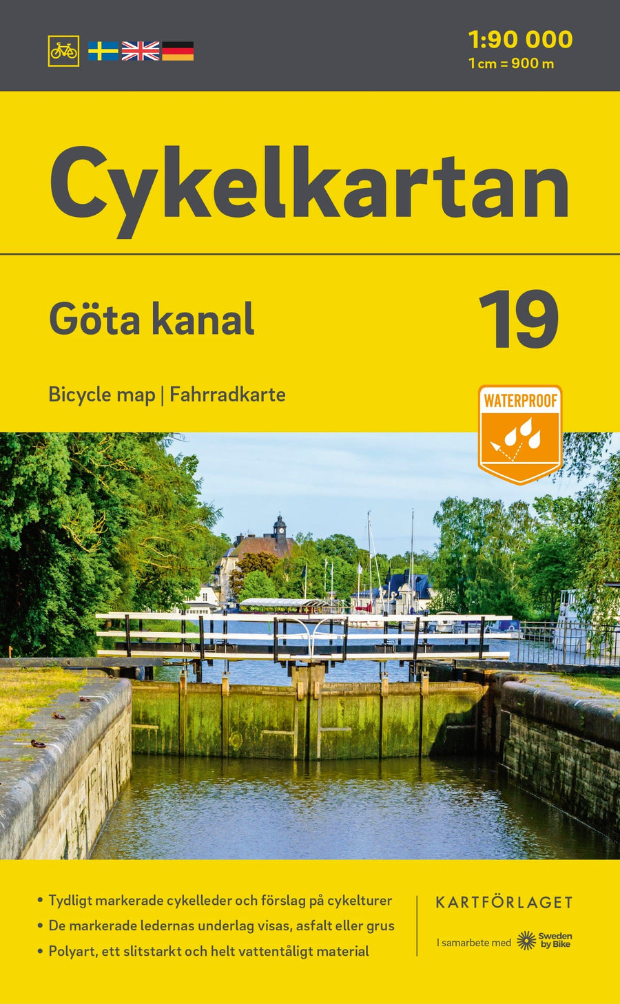 Carte cycliste n° 19 - Canal Göta (Suède) | Norstedts carte pliée Norstedts 