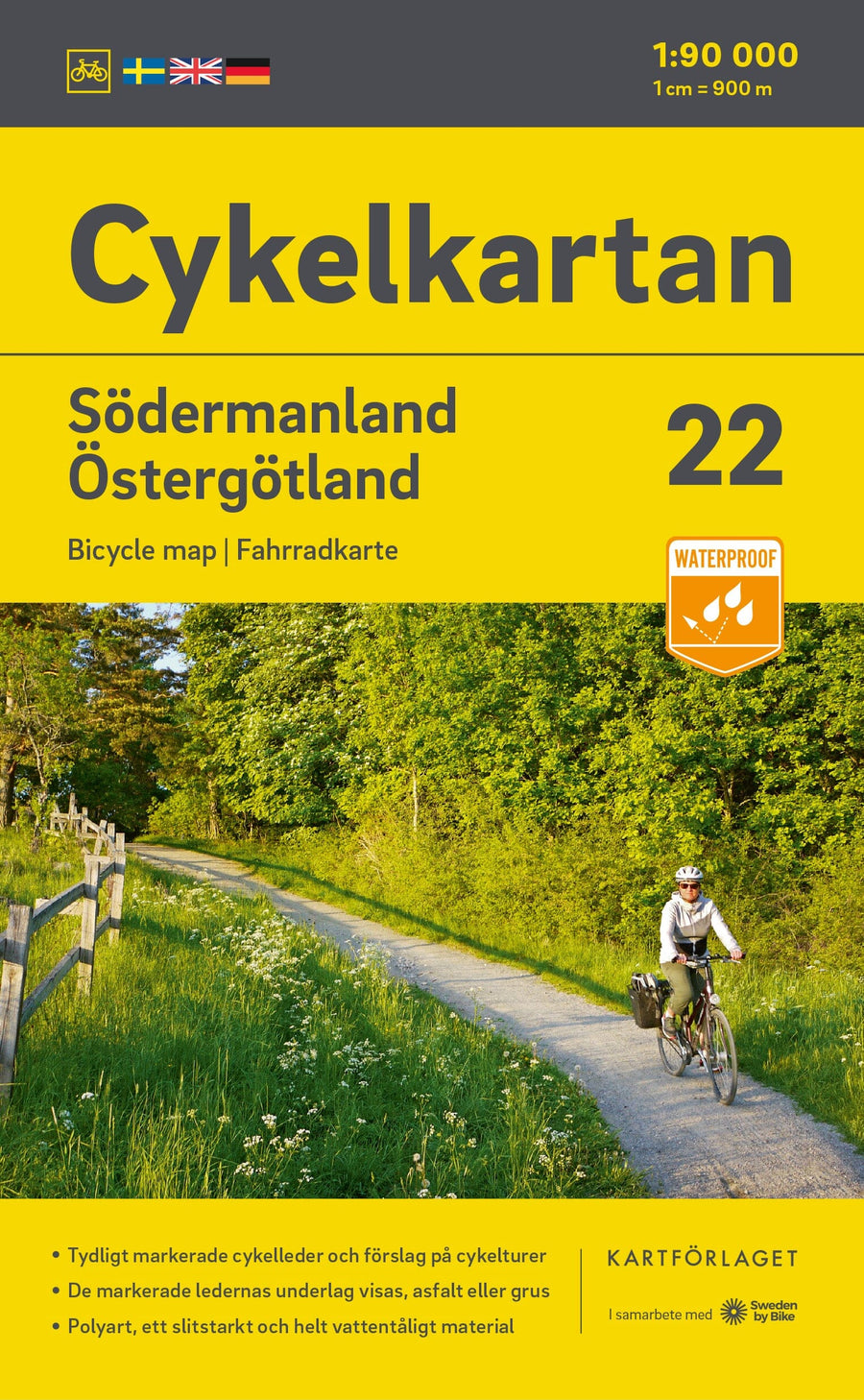 Carte cycliste n° 22 - Södermanland / Östergötland (Suède) | Norstedts carte pliée Norstedts 